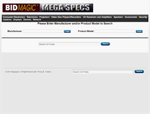 Tablet Screenshot of megaspecs.bidmagic.biz